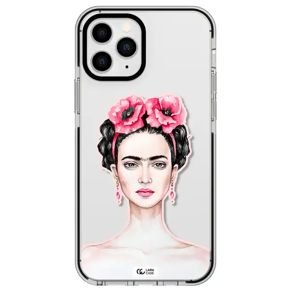 Ferida Watercolor Apple iPhone 11 pro max impact black border Case