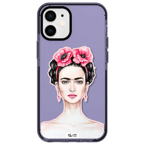 Ferida Watercolor Apple iPhone 12 mini impact Lilac Case