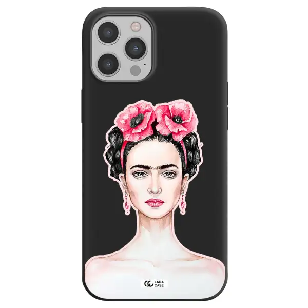 Ferida Watercolor Apple iPhone 12 pro Silicone black Case