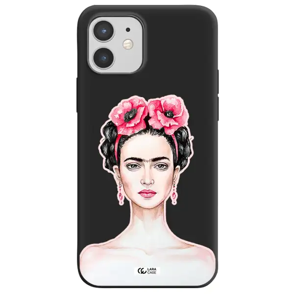 Ferida Watercolor Apple iPhone 12 Silicone black Case