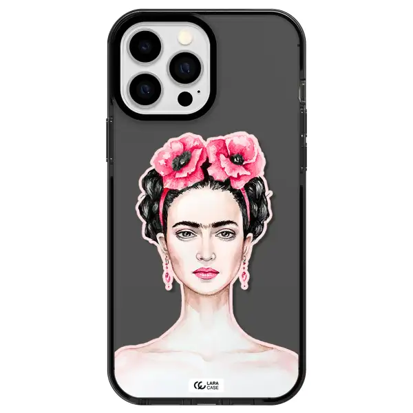 Ferida Watercolor Apple iPhone 13 Pro Max impact Smoke Black Case