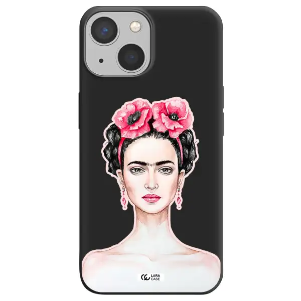 Ferida Watercolor Apple iPhone 13 Silicone black Case