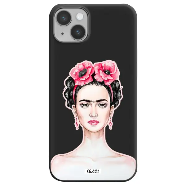 Ferida Watercolor Apple iPhone 14 plus Silicone black Case