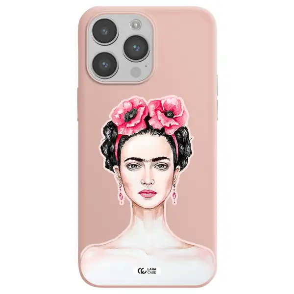 Ferida Watercolor Apple iPhone 14 pro max Silicone pastel pink Case