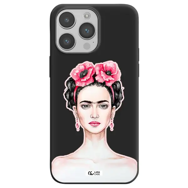 Ferida Watercolor Apple iPhone 14 pro Silicone black Case