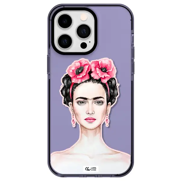 Ferida Watercolor Apple iPhone 15 Pro impact Lilac Case