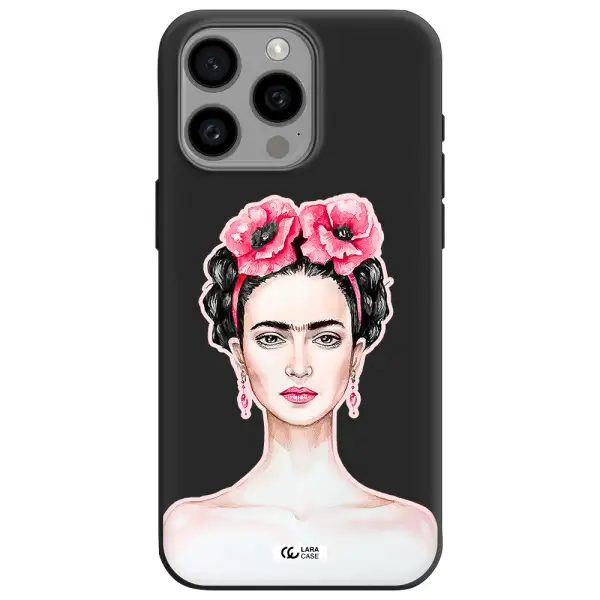 Ferida Watercolor Apple Iphone 15 Pro max Silicone black Case