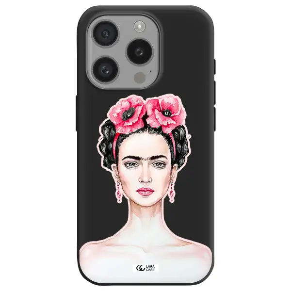 Ferida Watercolor Apple Iphone 15 Pro Silicone Black Case