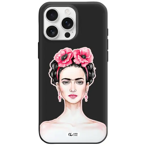 Ferida Watercolor Apple Iphone 16 Pro Max Silicone Black Case
