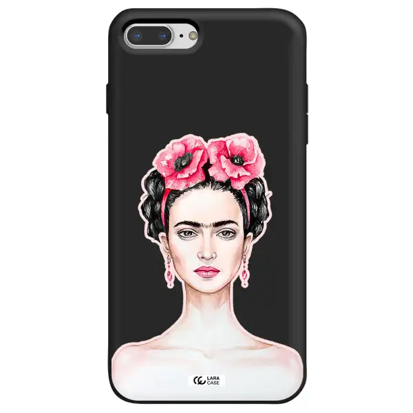 Ferida Watercolor Apple iPhone 8 plus Silicone black Case