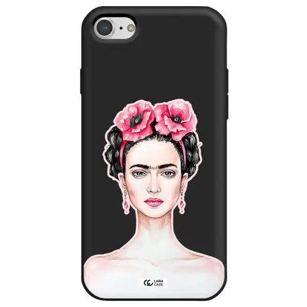 Ferida Watercolor Apple iPhone 8 Silicone black Case