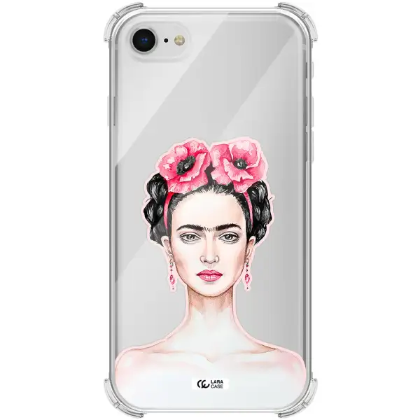 Ferida Watercolor Apple iPhone se 2020 Clear PC Case