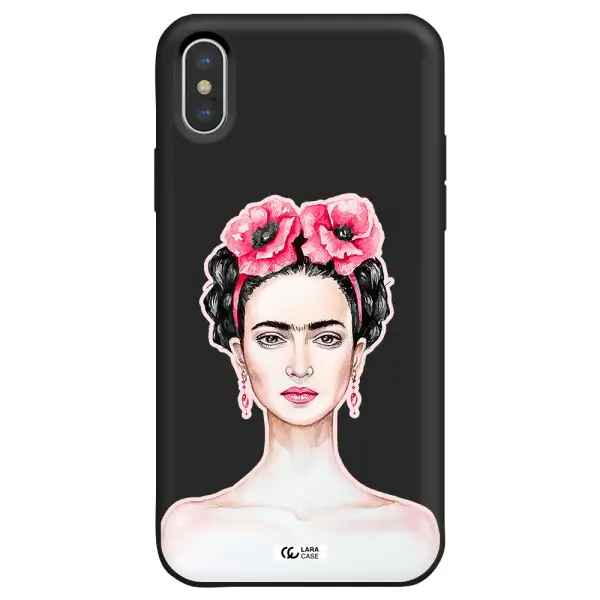Ferida Watercolor Apple iPhone X Silicone black Case
