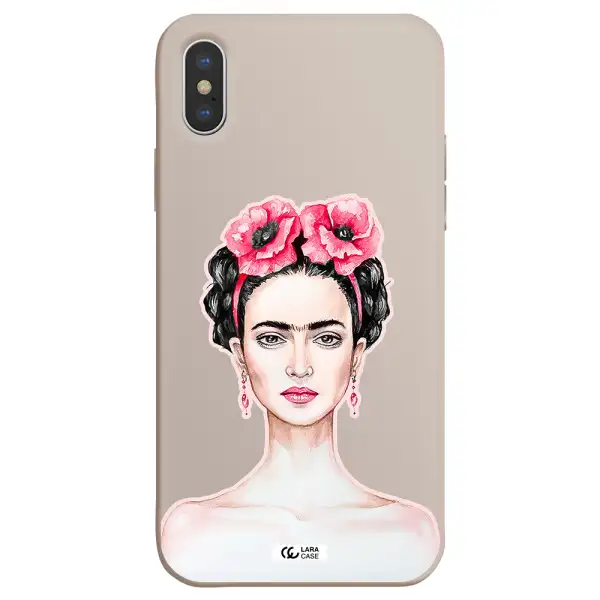 Ferida Watercolor Apple iPhone X Silicone Stone Case