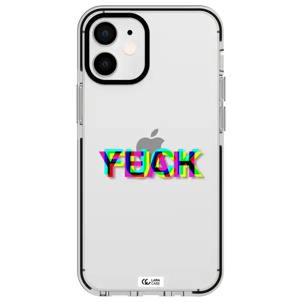 F#*K Yeah Apple iPhone 12 mini impact black border Case