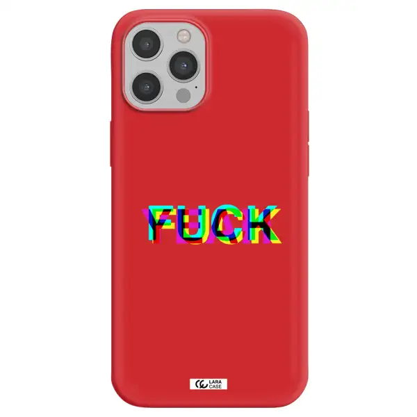 F#*K Yeah Apple iPhone 12 pro max Silicone Imperial Red Case