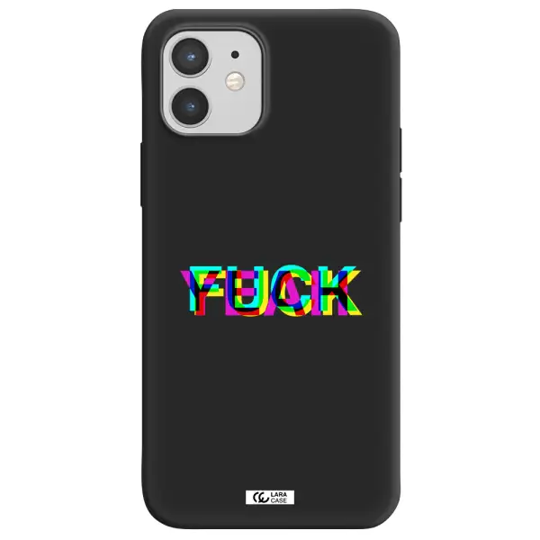 F#*K Yeah Apple iPhone 12 Silicone black Case