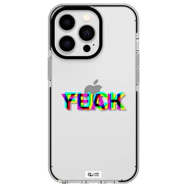 F#*K Yeah Apple iPhone 13 Pro impact black border Case
