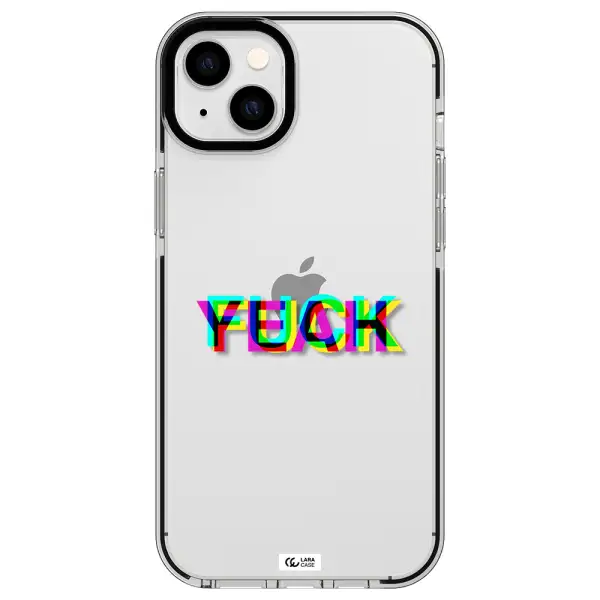F#*K Yeah Apple iPhone 14 plus impact black border Case