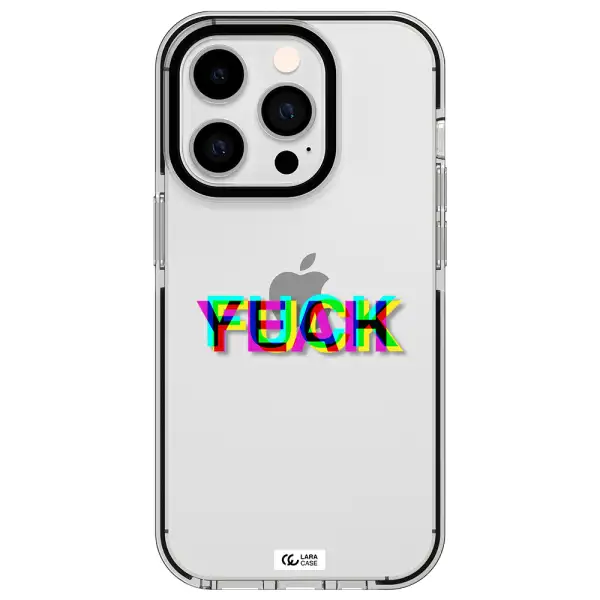 F#*K Yeah Apple iPhone 14 pro impact black border Case