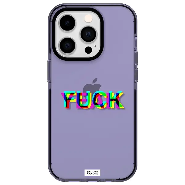 F#*K Yeah Apple iPhone 14 pro impact Lilac Case