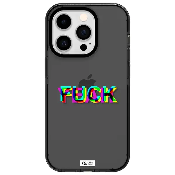 F#*K Yeah Apple iPhone 14 pro impact Smoke Black Case