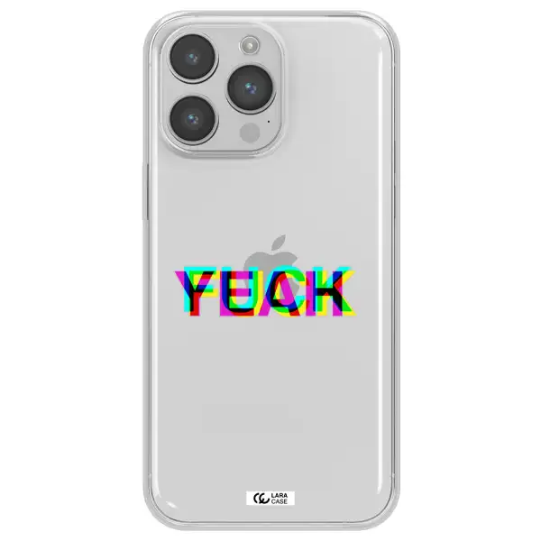 F#*K Yeah Apple iPhone 14 pro max Clear TPU Case