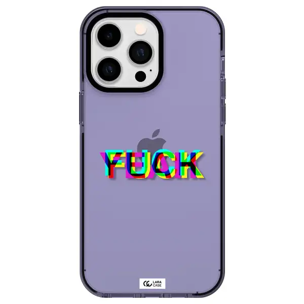 F#*K Yeah Apple iPhone 14 pro max impact Lilac Case