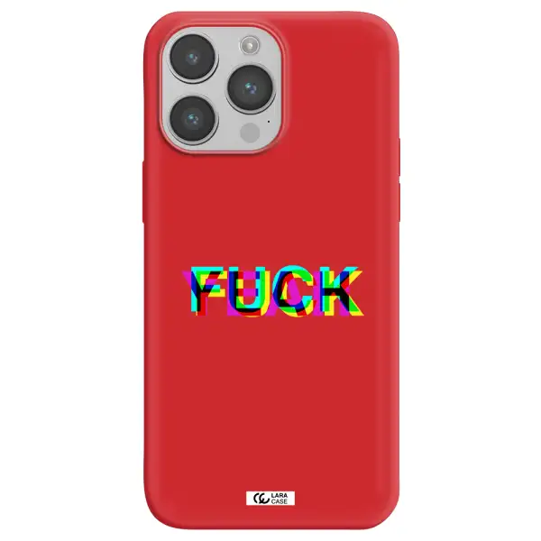 F#*K Yeah Apple iPhone 14 pro Silicone Imperial Red Case