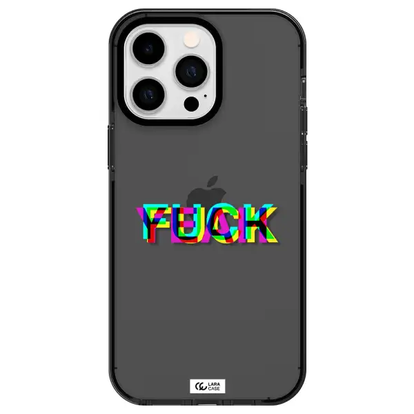F#*K Yeah Apple iPhone 15 Pro impact Smoke Black Case