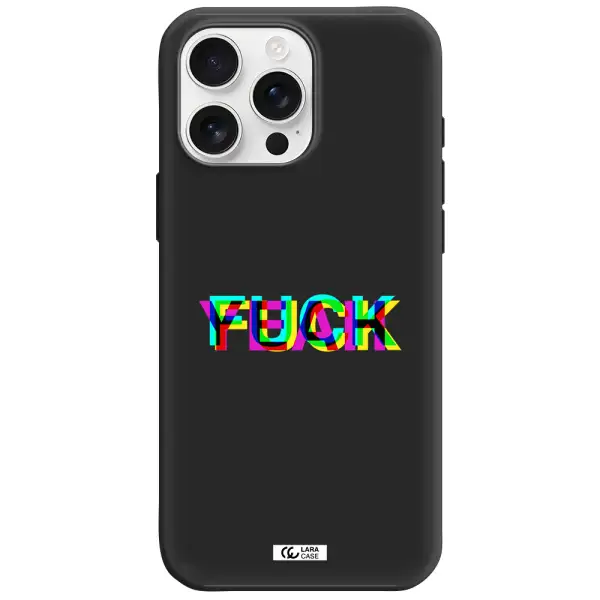 F#*K Yeah Apple Iphone 16 Pro Max Silicone Black Case