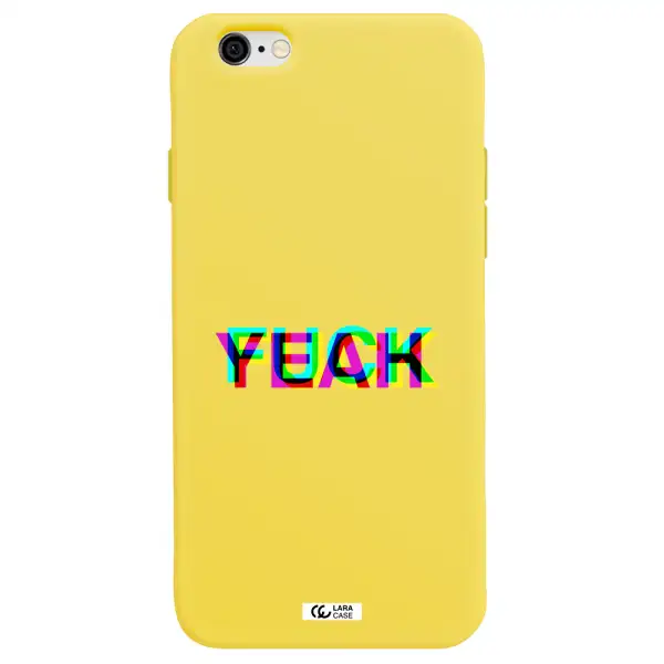 F#*K Yeah Apple iPhone 6 Silicone canary yellow Case