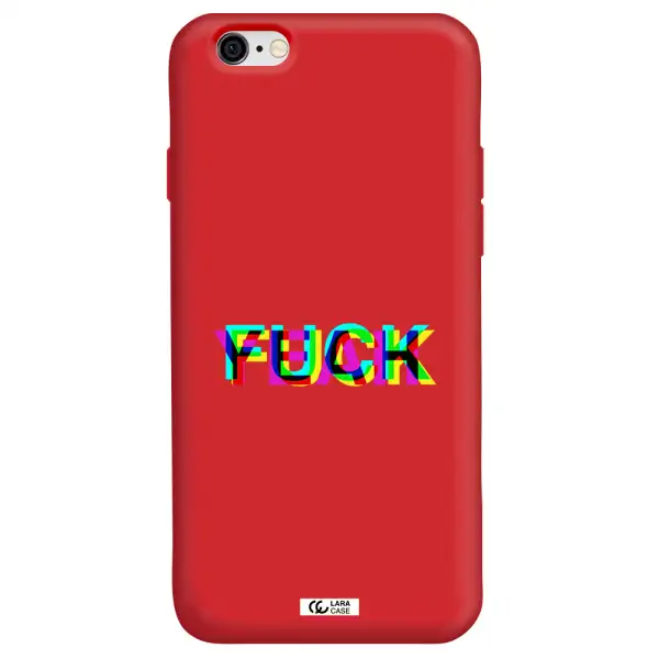 F#*K Yeah Apple iPhone 6 Silicone Imperial Red Case
