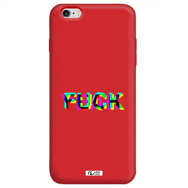 F#*K Yeah Apple iPhone 6S Silicone Imperial Red Case