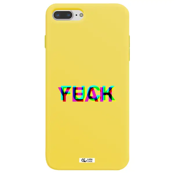 F#*K Yeah Apple iPhone 7 plus Silicone canary yellow Case