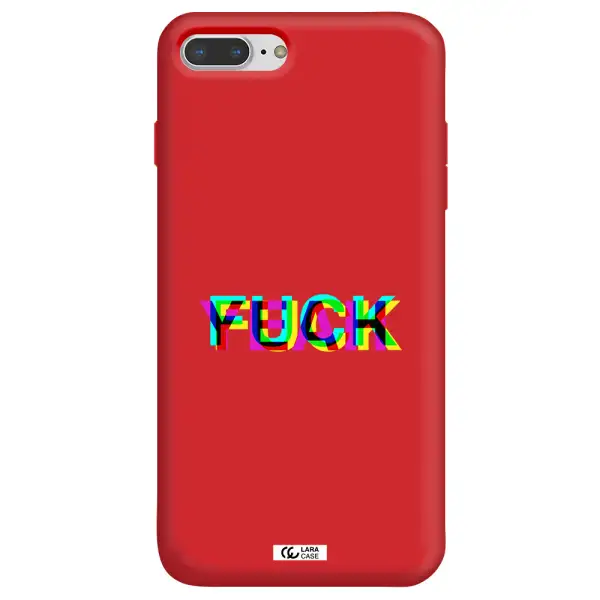 F#*K Yeah Apple iPhone 7 plus Silicone Imperial Red Case