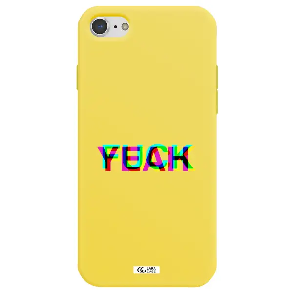 F#*K Yeah Apple iPhone 7 Silicone canary yellow Case