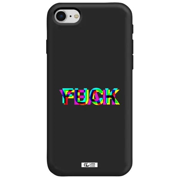 F#*K Yeah Apple iPhone se 2020 Silicone black Case