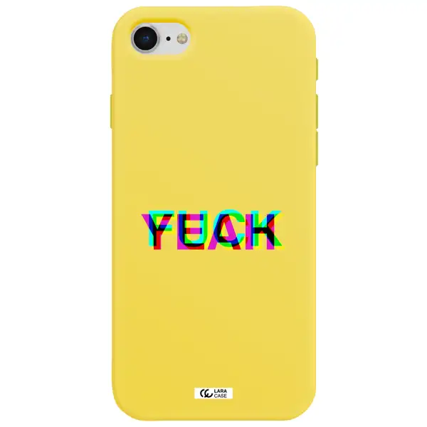 F#*K Yeah Apple iPhone se 2020 Silicone canary yellow Case