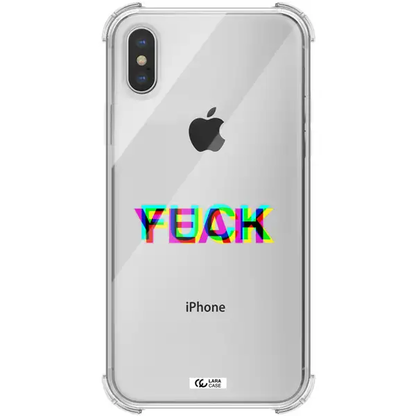 F#*K Yeah Apple iPhone X Clear PC Case