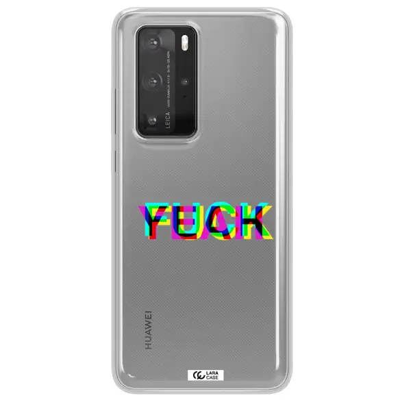 F#*K Yeah Huawei P40 Pro Clear TPU Case