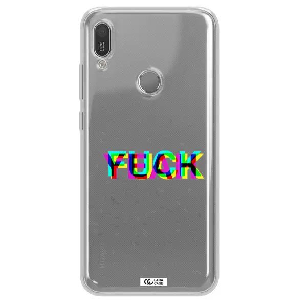 F#*K Yeah Huawei Y6 2019 Clear TPU Case