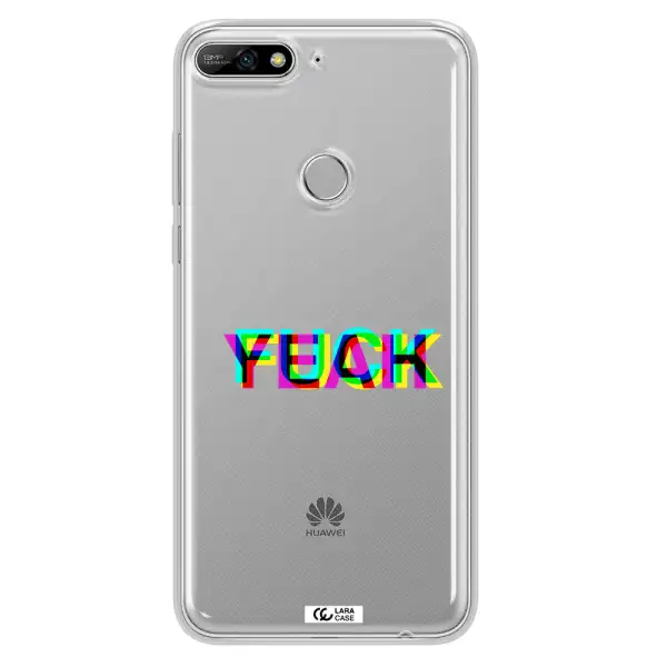 F#*K Yeah Huawei Y7 2018 Clear TPU Case