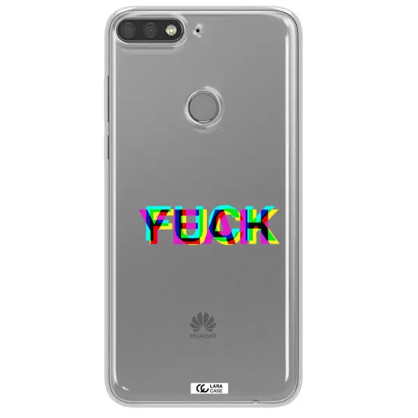 F#*K Yeah Huawei Y7 Prime 2018 Clear TPU Case