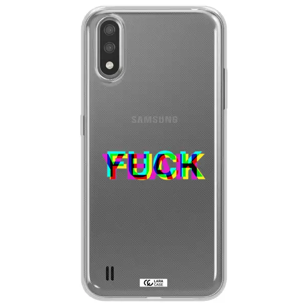 F#*K Yeah Samsung A01 Clear TPU Case
