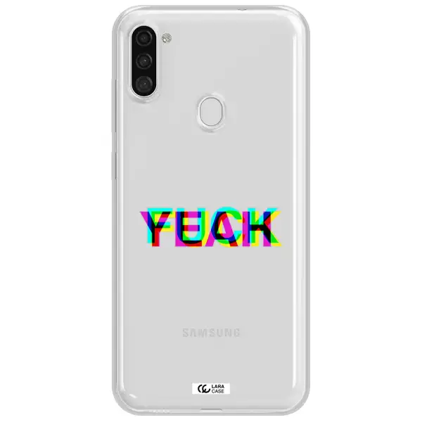 F#*K Yeah Samsung A11 Clear TPU Case