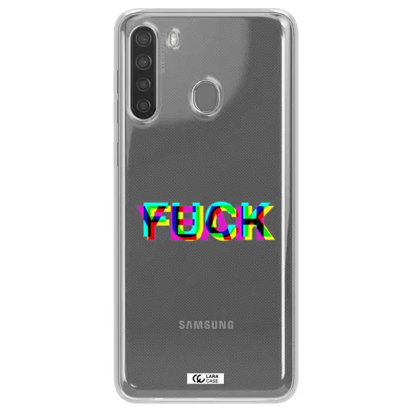 F#*K Yeah Samsung A21 Clear TPU Case