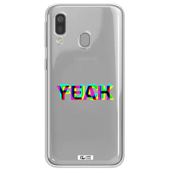 F#*K Yeah Samsung A40 Clear TPU Case