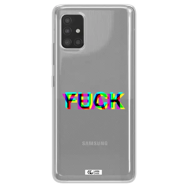 F#*K Yeah Samsung A51 Clear TPU Case