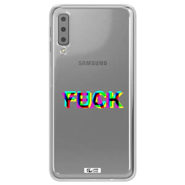 F#*K Yeah Samsung A7 2018 Clear TPU Case